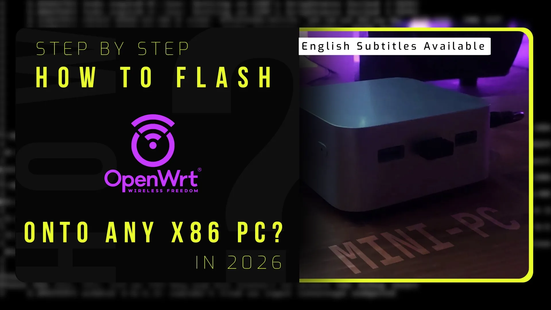 🛠️ Single USB x86 OpenWrt Installation & Disk Partitioning Guide