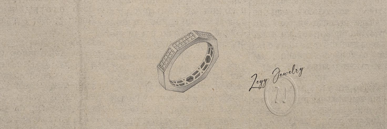 Zeyy Jewelry Sketch Banner
